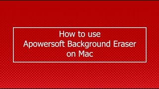 Apowersoft Background Eraser Mac Version 2021 screenshot 5