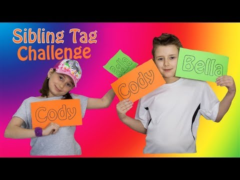 The Sibling Tag Challenge - YouTube