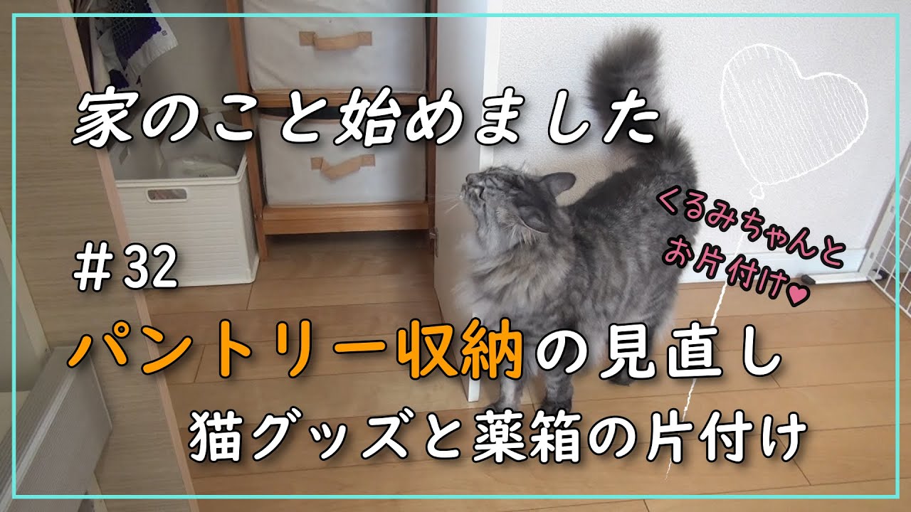 片付け 32 パントリー収納の見直し やっとスッキリ Youtube