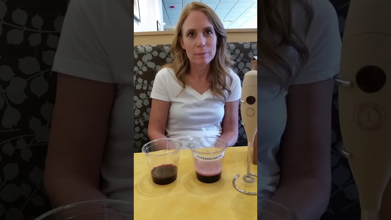 Hyper-decanting taste test