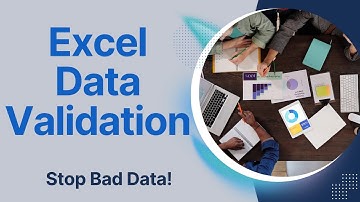 Excel Data Validation Masterclass — Create Error-Proof Spreadsheets Like a Pro!