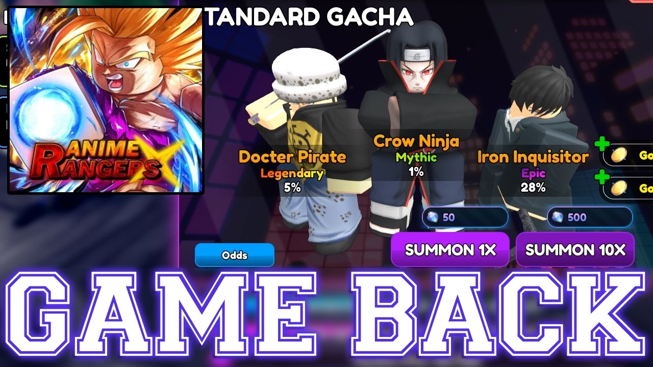 Anime Rangers X is Back!!! + Release Codes Roblox