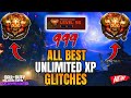 *DO ASAP* ALL BEST WORKING SOLO UNLIMITED XP GLITCHES! WEAPON XP &amp; CAMO GLITCH! BO7 ZOMBIES GLITCH!