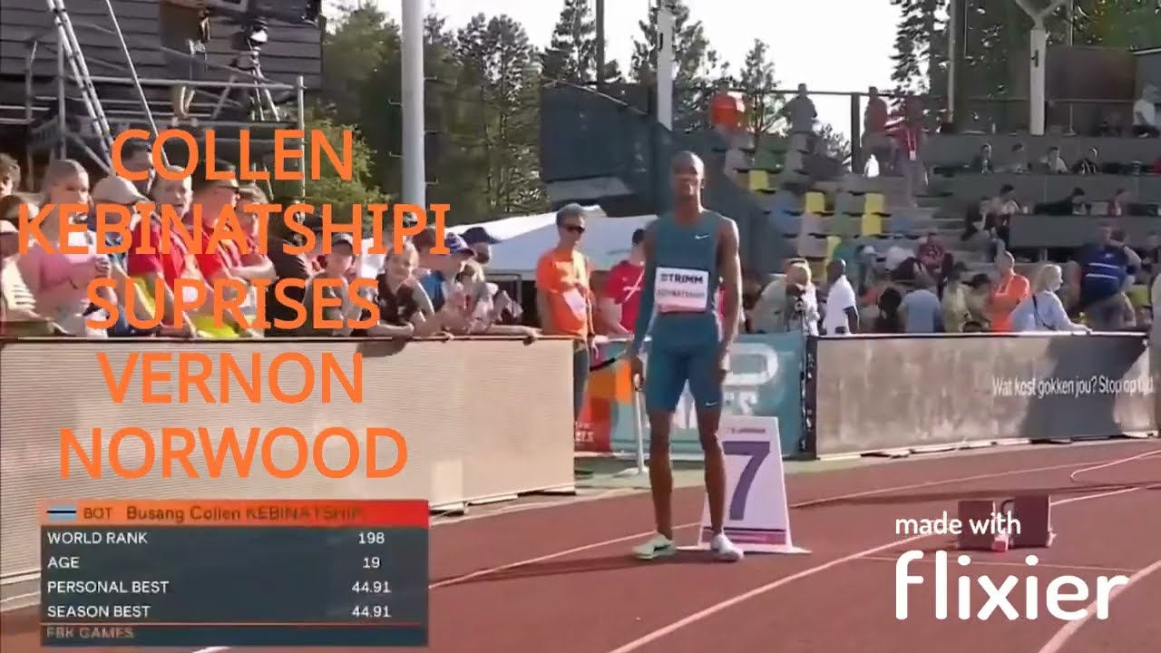 19 YEAR OLD FROM BOTSWANA SUPRISES AMERICA'S VERNON NORWOOD AT THE FBK GAMES