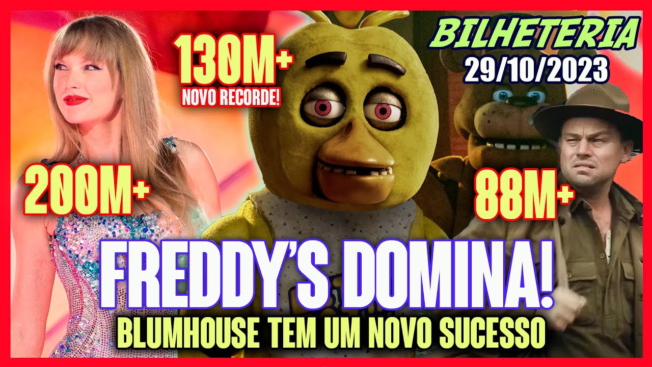 Estreia de 'Five Nights At Freddy's' domina bilheterias dos