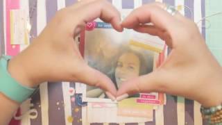 Hip Kit Scrapbooking Process video 8.5x11 layout ...Smile...