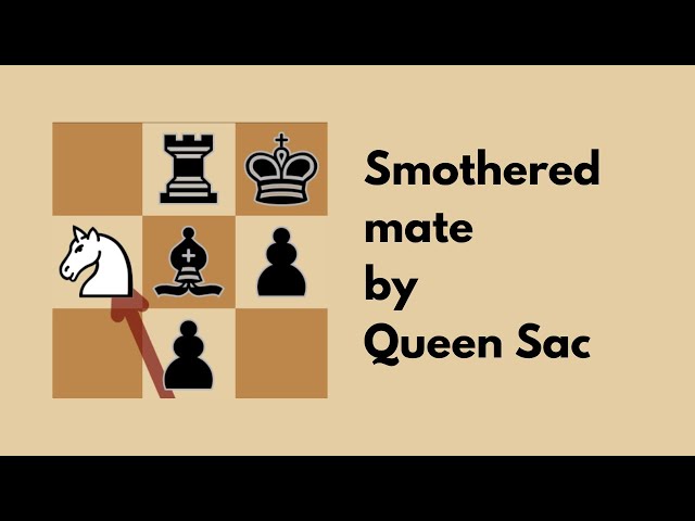 Smothered Mate (With Knight & Queen Sacrifice)