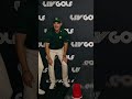 That double hit was serious 👀 #golf #LIVGolf #pingpong