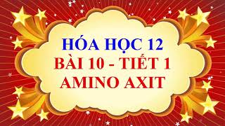 Giải Bài Tập Hóa Học 12 – Bài 10: Amino axit