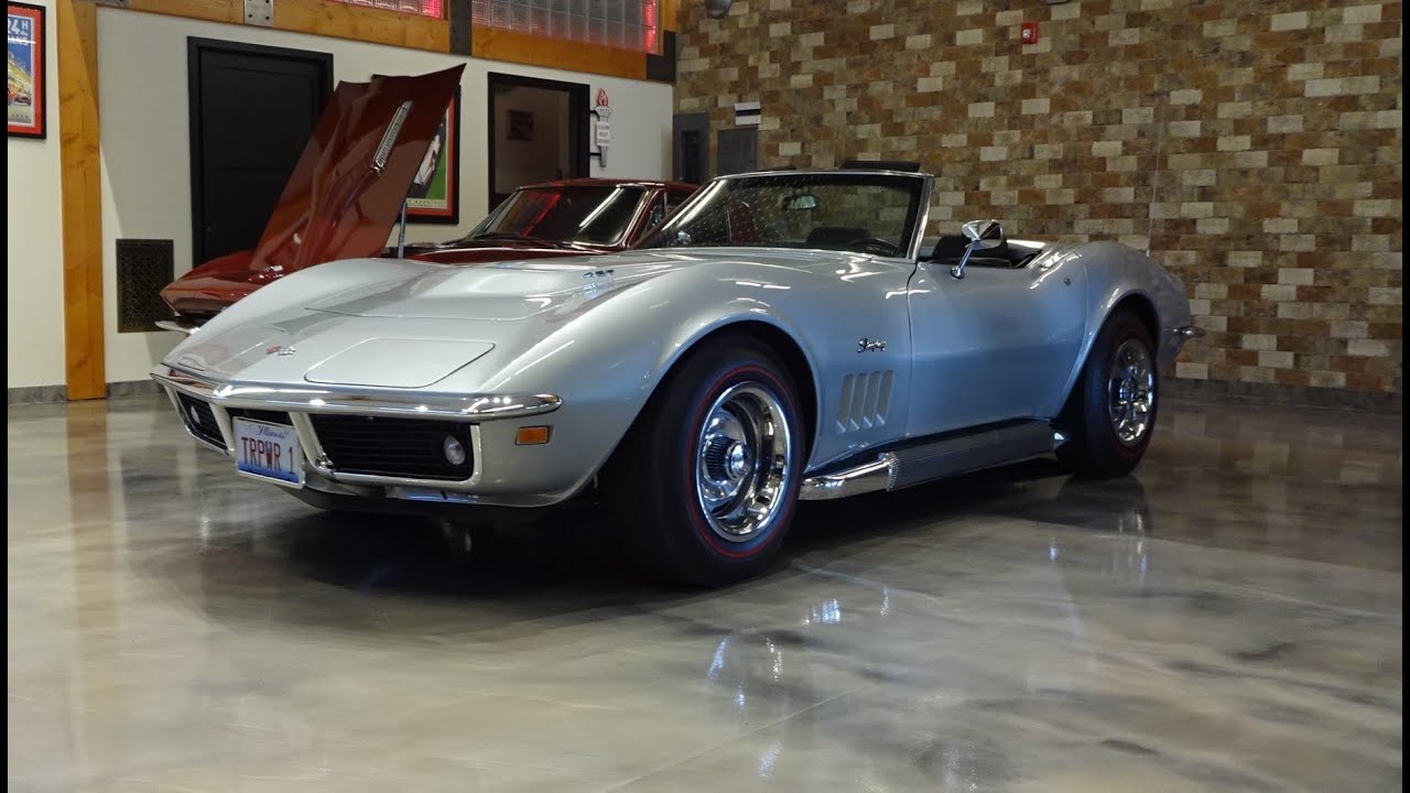 1969 427 Tri-Power Corvette Convertible in Silver & Engine ... 1969 427 Tri-Power Corvette Convertible in Silver & Engine ...