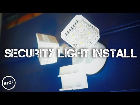 Video: How To Connect A Motion Sensor To A Spotlight? Diagram Of Its Connection To An LED Floodlight And Setting Up A Floodlight For The Street