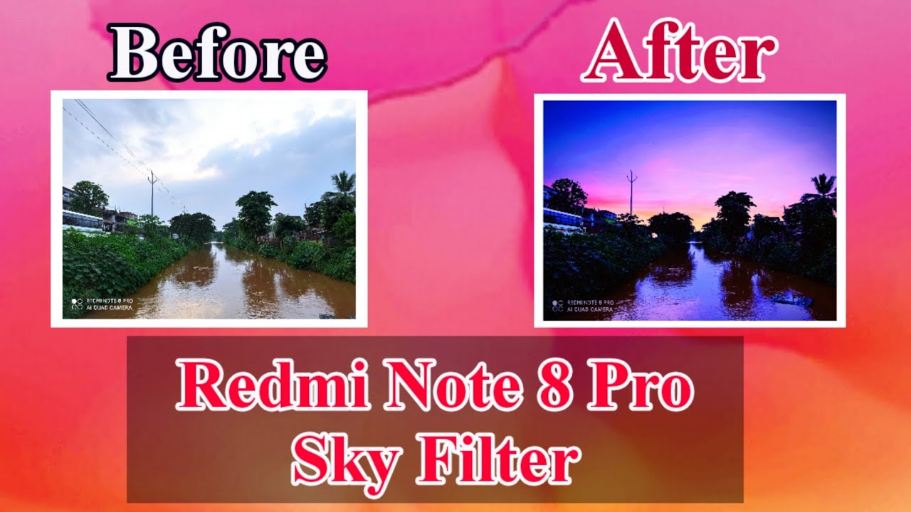 How to edit sky in Redmi Note 8 Pro | Sky filter