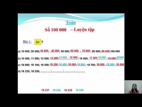 Tuần 25 - 04/5 - Toán - Số 100 000 – Luyện tập - Giáo viên: Huỳnh Thị Trúc Chi