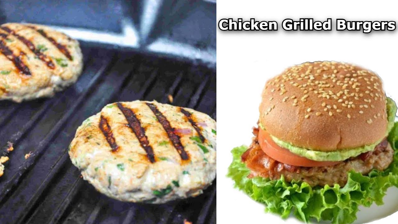Grilled Chicken Burger Easy way/ Liberty Market Lahore wala burger