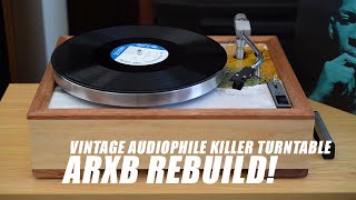 AUDIOPHILE Acoustic Research ARXB Turntable  DIY Rebuild with Modifications!