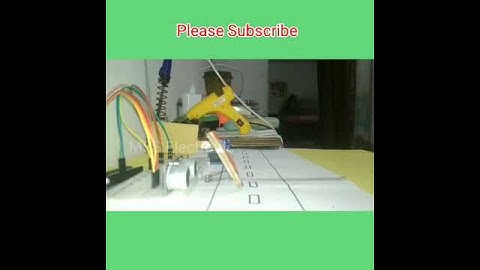 Arduino Automatic Gate open /Arduino projects/Robotics /MSS Electronic YouTube channel
