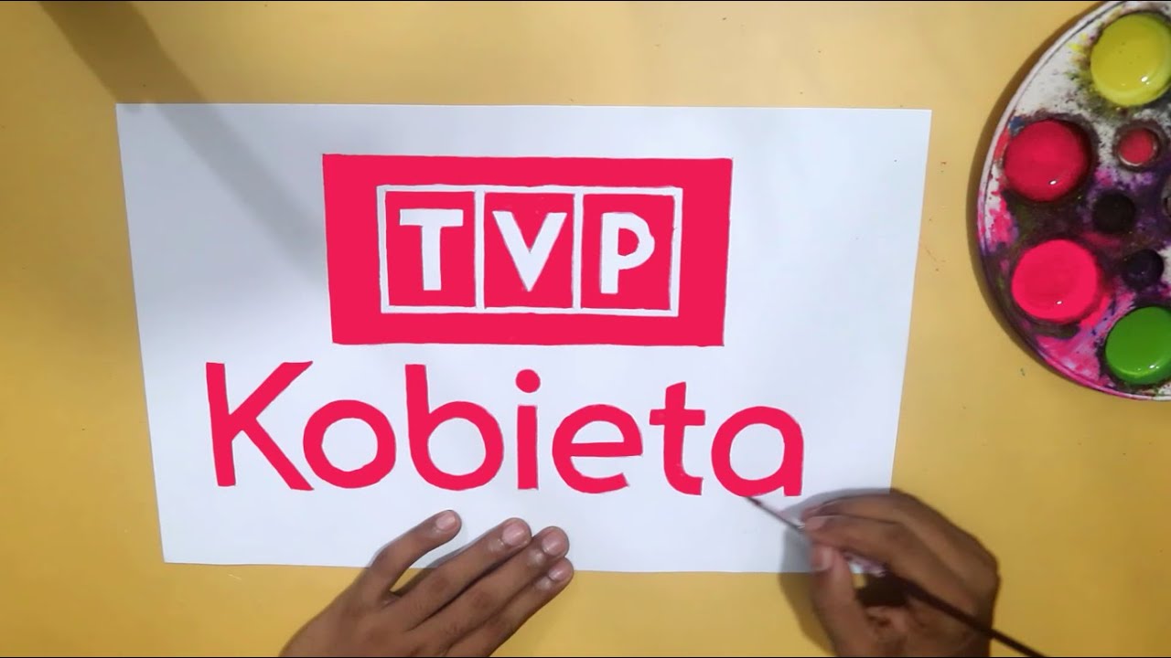 How to draw the TVP Kobieta logo