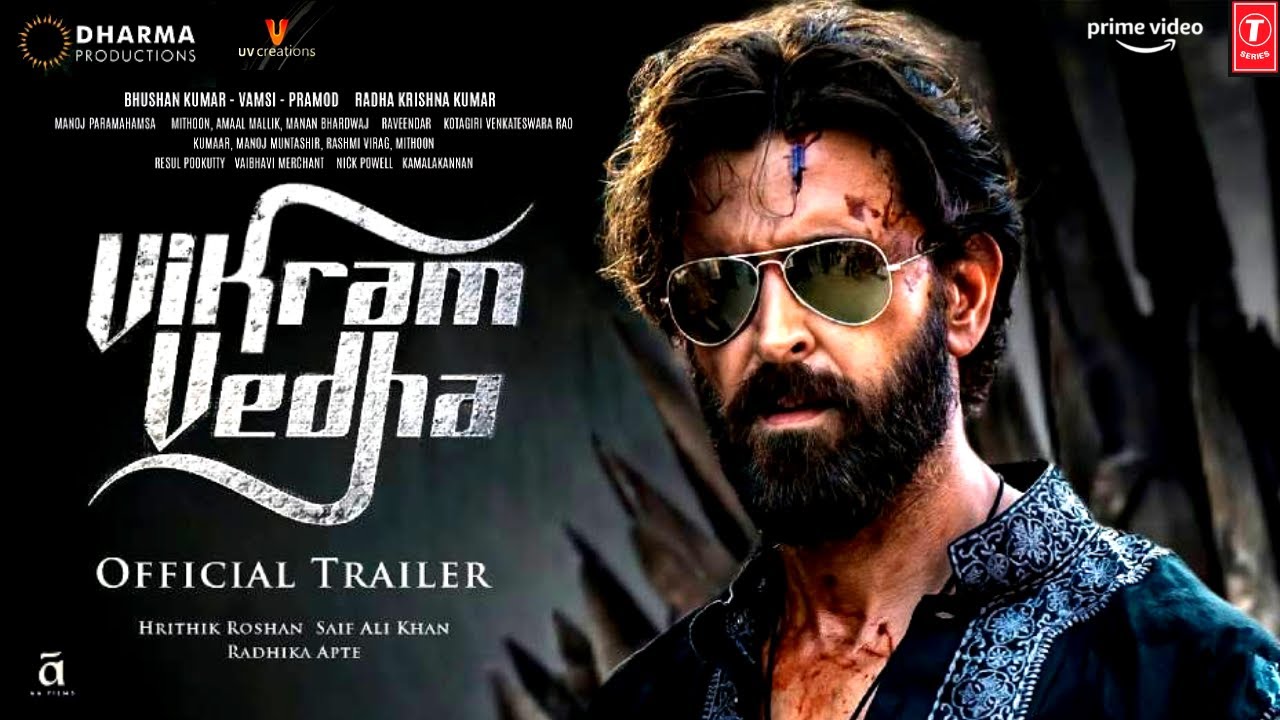 Vikram Vedha Official Trailer I Hrithik Roshan I Release Date I Vikram Vedha Trailer I Saif Ali Khan