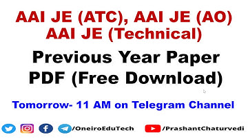 AAI EXAM PREVIOUS YEAR PAPER: AAI ATC PYQ || AAI AO PYQ || AAI Technical PYQ || FREE DOWNLOAD ||