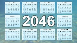 2046 Calendar