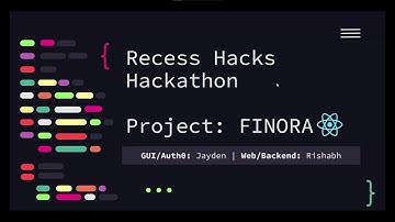 Recess Hacks Hackathon Demo Video | Finora