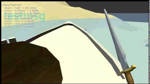 Blender Game Engine RPG project demo clip