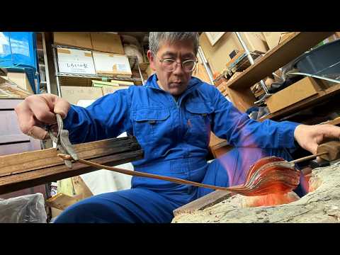 The Secret Process of Japan's Legendary Glass Master. - YouTube