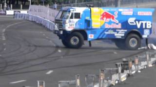 Bavaria Moscow City Racing 2010 Чагин Дрифт Авария Камаза