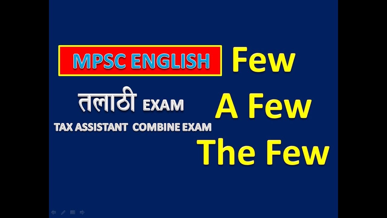 English Grammar Use Of Few A Few The Few English Grammar For Talathi english-grammar-use-of-few-a-few-the-few-english-grammar-for-talathi