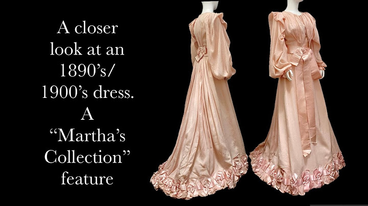 A closer look at the beautiful details and construction on an 1890’s 1900’s dress