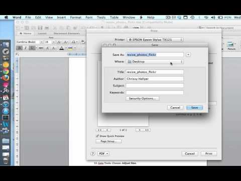 How to Convert a Word Document to Pdf on Mac  