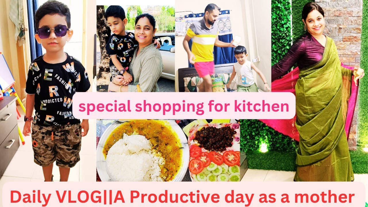 Daily vlog |A Productive Day as a mother👩Summer Shopping Haul 