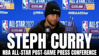 Steph Curry Reacts to Being Honored With NBA 75 \& Unconscious 3-Point Performance at All-Star 2022
