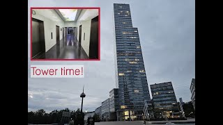 Tour! Schindler 7000 elevators at Kölnturm in Köln, Germany