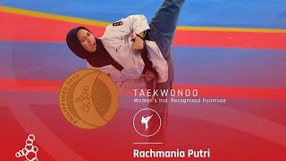 Women Individu Poomsae Rachmania Putri (Indonesia) // Sea Games 2019 Philippines