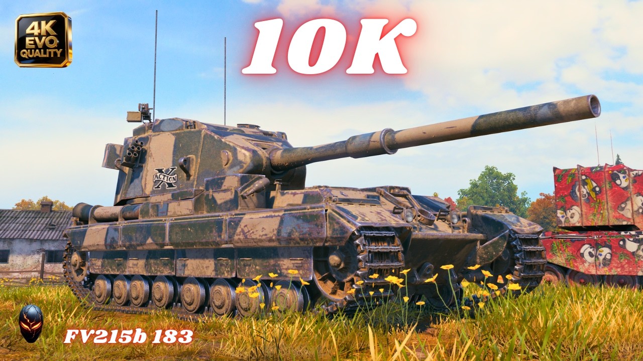 FV215b 183 - 10K Damage 5 Kills World of Tanks #wot