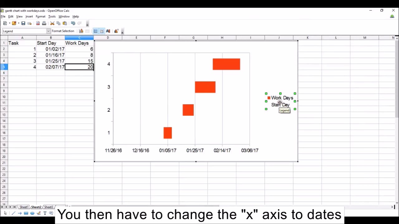 Gantt Chart Without Weekends