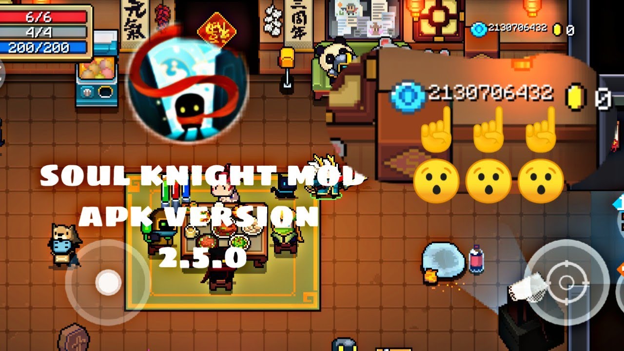 soul knight hack menu