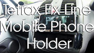 Tetrax Fix Line Black Mobile Phone Holder Review