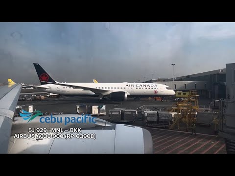 Cebu Pacific Air | 5J 929 | Airbus A330-900 (RP-C3908) | Manila to Bangkok | Full Flight