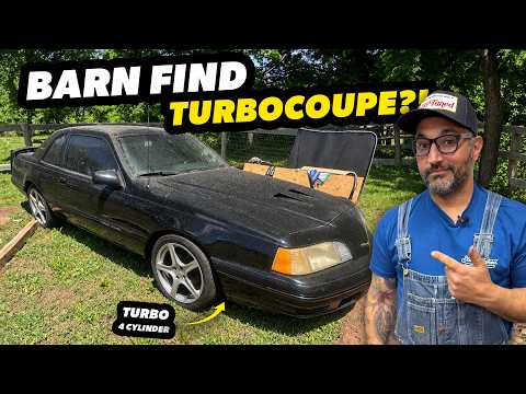 FORGOTTEN 80's Turbo Coupe - Will it RUN and DRIVE After 13 YEARS?!