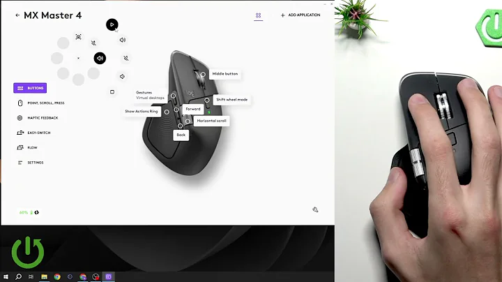 How to Set Up and Use the Actions Ring on Logitech MX Master 4
