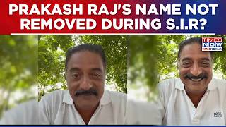 Prakash Raj's Name Not Deleted From Voter Roll During SIR Bengaluru Civic Body Clarifies Amidst Row