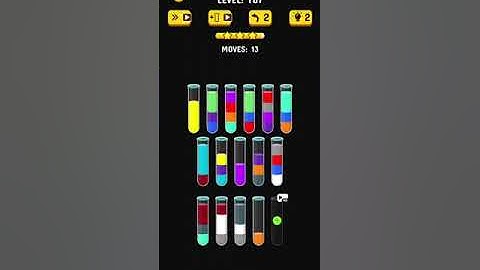 Color Water Sort 3D Level 707