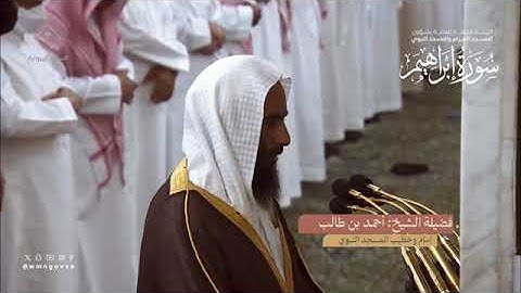 المصحف المرئي من صلاتي التراويح والتهجد بالمسجد النبوي لعام 1445هـ |سورة إبراهيم