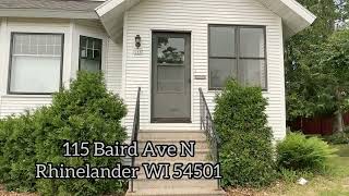 115 Baird Ave N, Rhinelander WI 54501