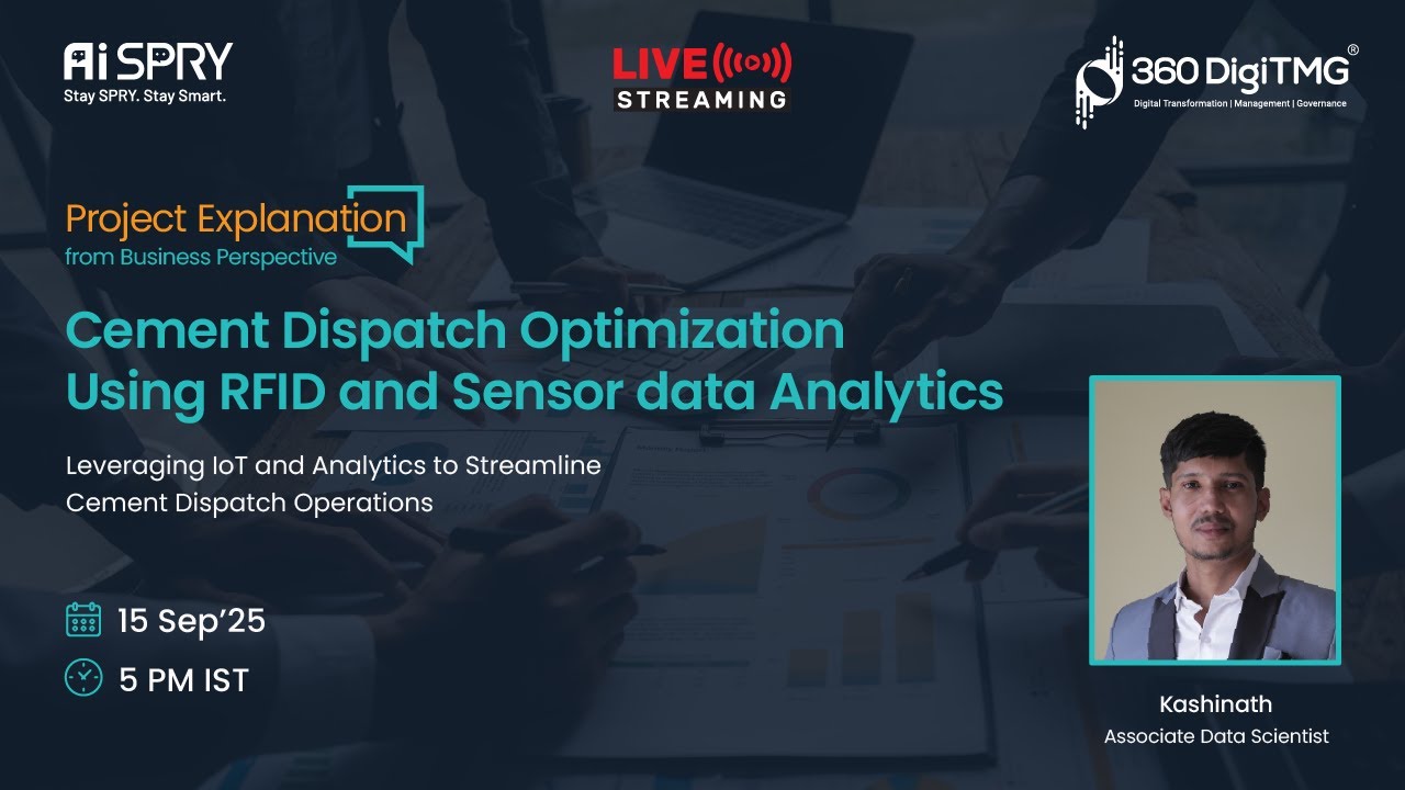 Cement Dispatch Optimization Using RFID and Sensor Data Analytics | 360DigiTMG