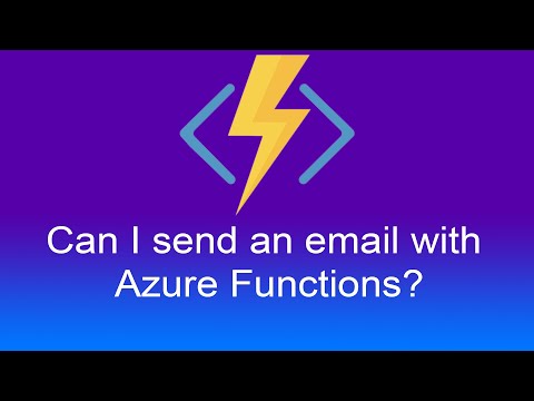 Can I send an email with Azure Functions for Free?