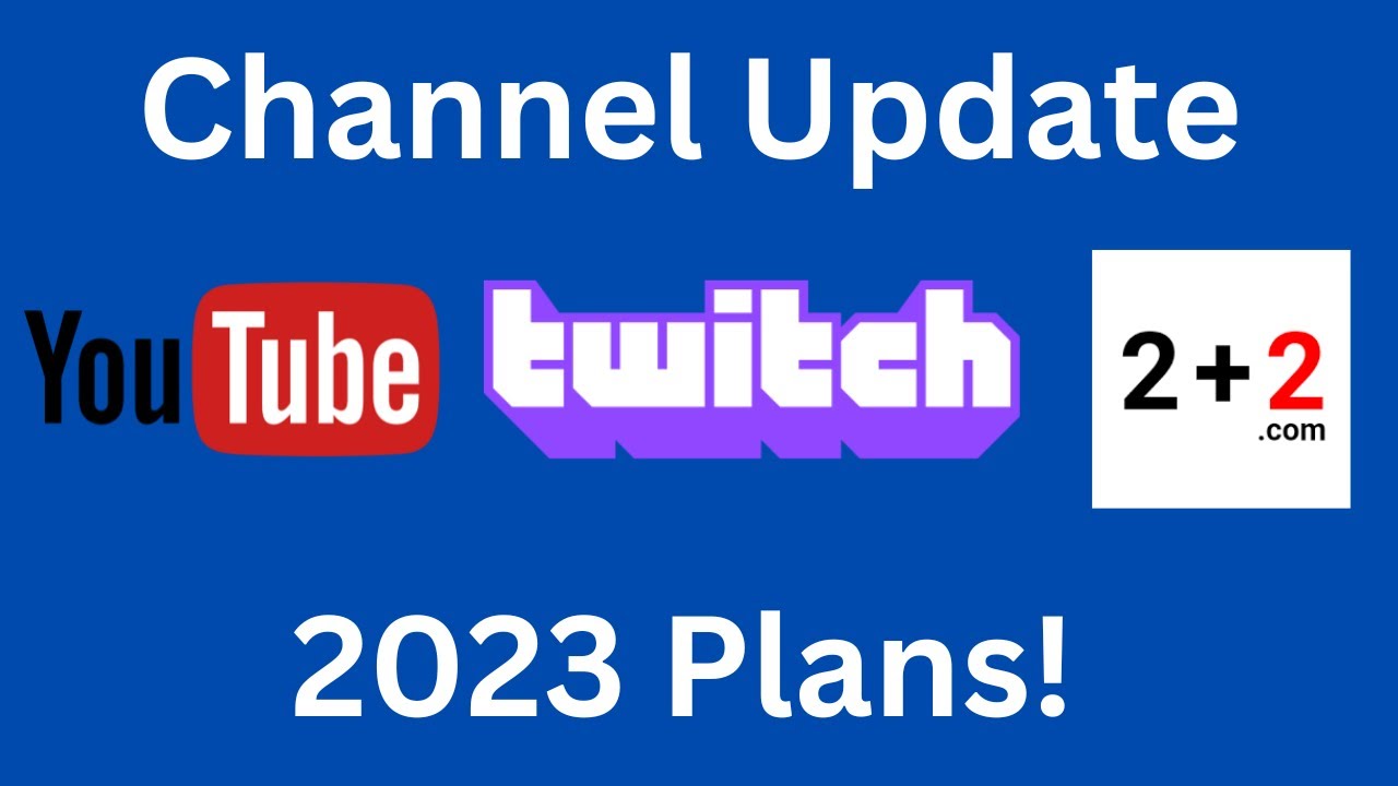 Channel Update & 2023 Plans! - YouTube