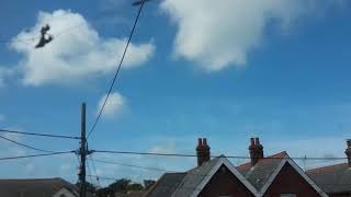 21st August 2019 time lapse sky. Sunset